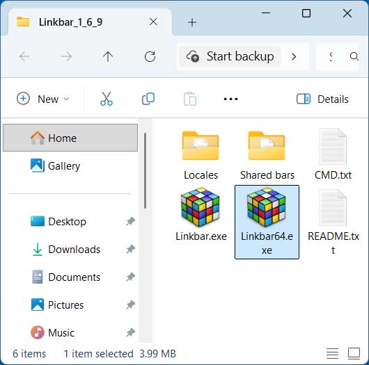 Linkbar64.exe executable file