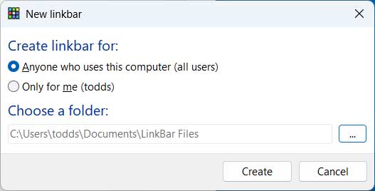 Add Additional Taskbars to Windows with Linkbar