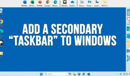 Add Additional Taskbars to Windows with Linkbar