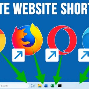 How to Create Shortcuts to Websites on Your Taskbar, Desktop or Start Menu