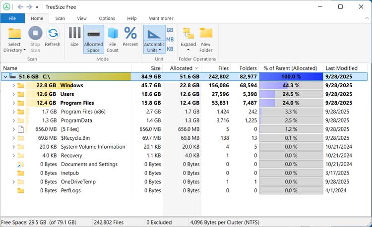 Quickly Find What Files and Folders Are Taking Up the Space on Your Hard Drive
