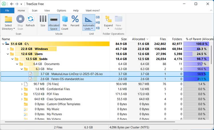 Quickly Find What Files and Folders Are Taking Up the Space on Your Hard Drive