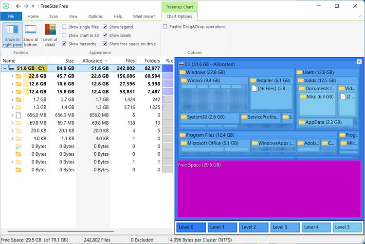 Quickly Find What Files and Folders Are Taking Up the Space on Your Hard drive 