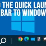 How to Add the Quick Launch Toolbar to the Windows 10 Taskbar