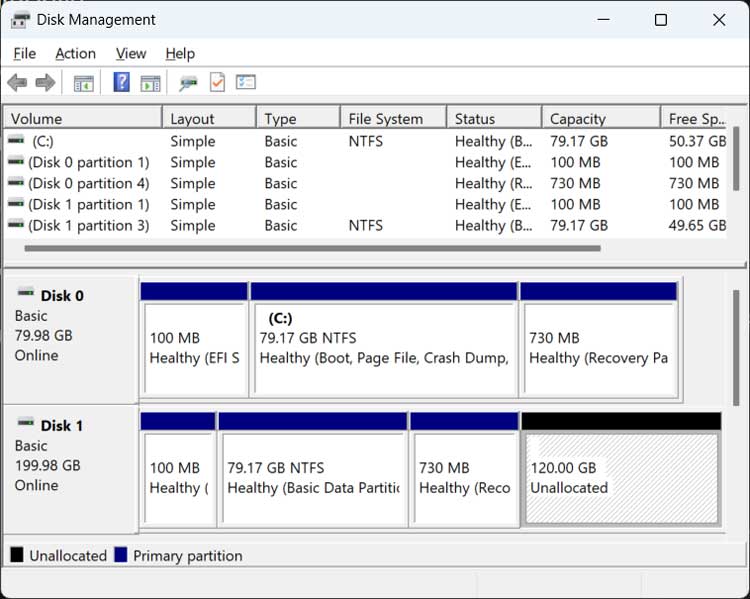 Cloned Windows Drive