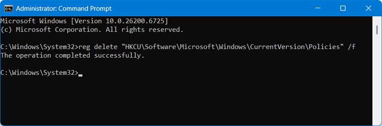 admin command prompt