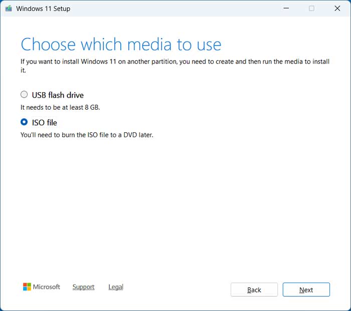 Windows Media Creation Tool