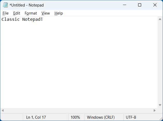How to Make the Classic Notepad App the Default Text Editor for Windows 11