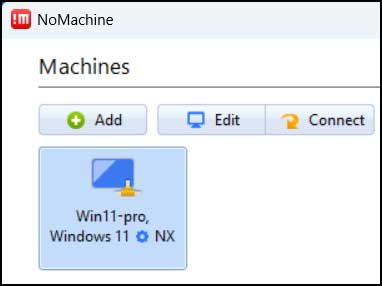 NoMachine connect to computer