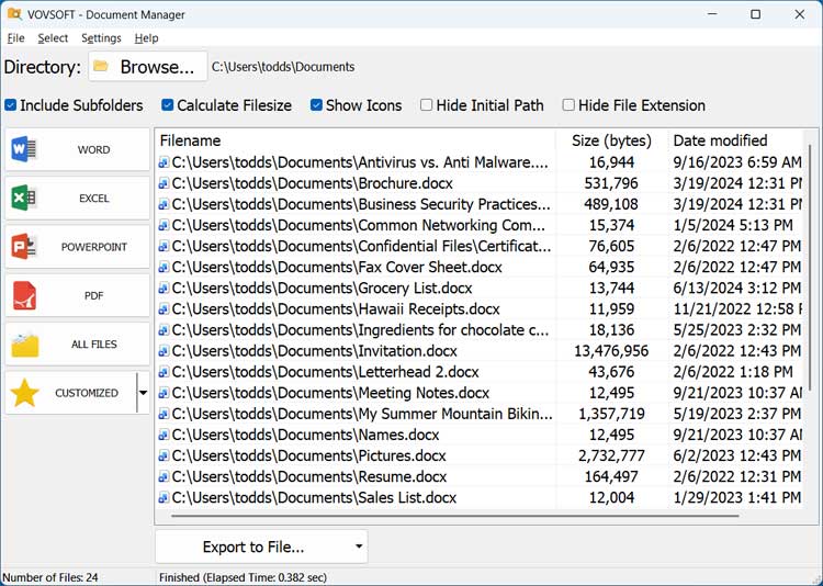 View, Open & Manage All Your Microsoft Office and PDF Files from One Location