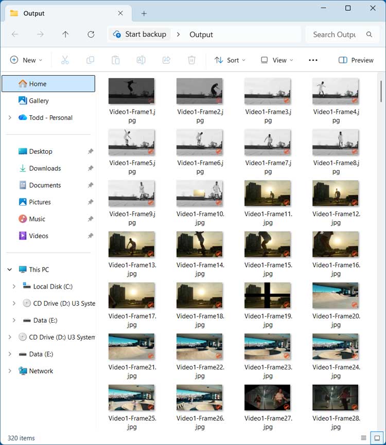 Instantly Convert Video to Image Files