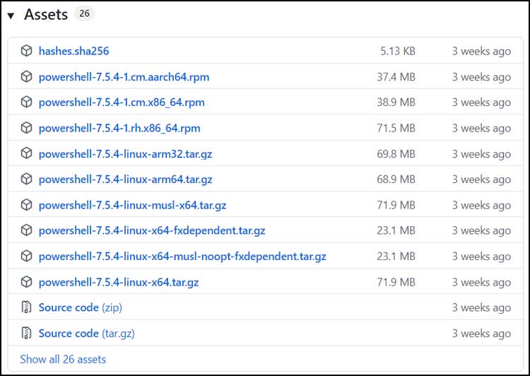 Download PowerShell from the GitHub website