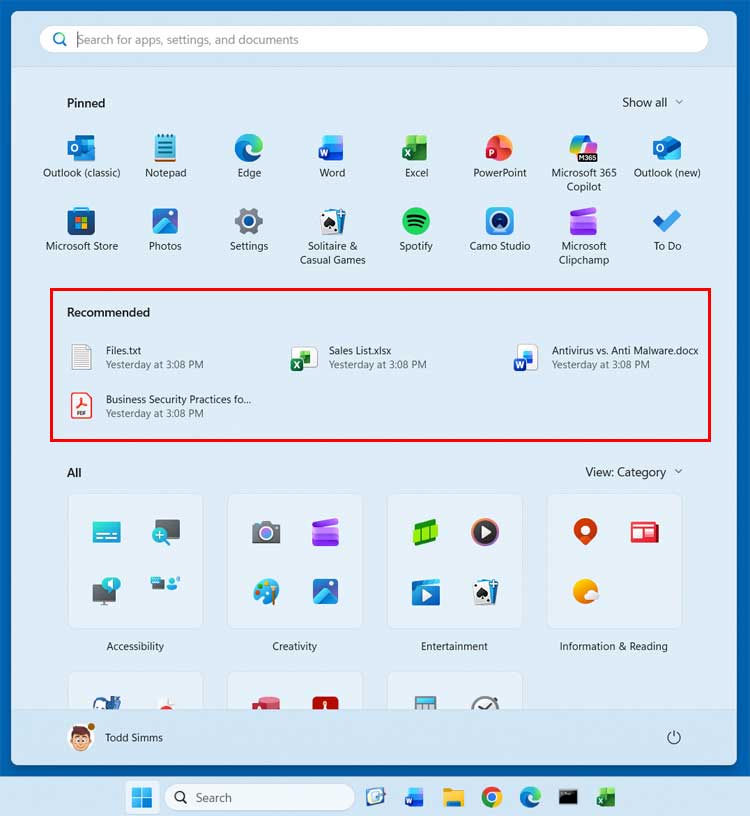 How to Disable the Recommended Section in the Windows 11 25H2 Start Menu