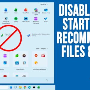 How to Disable the Recommended Section in the Windows 11 25H2 Start Menu