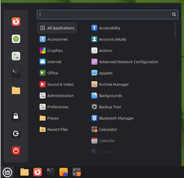 Linux Mint Shut Power Button