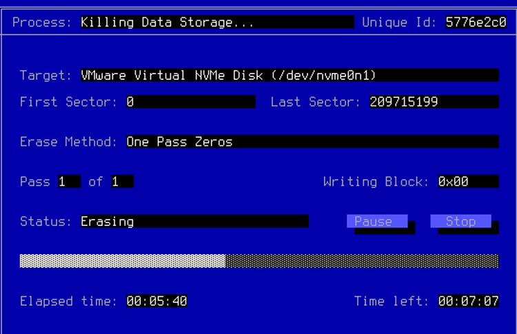 Wipe Free Space, Entire Drives & Operating System Drives