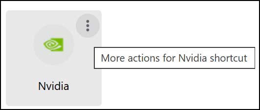 Edit or delete Chrome homepage shortcut