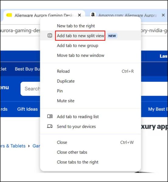 How to Use Google Chrome Split View (Side-by-Side Tabs) - Online ...