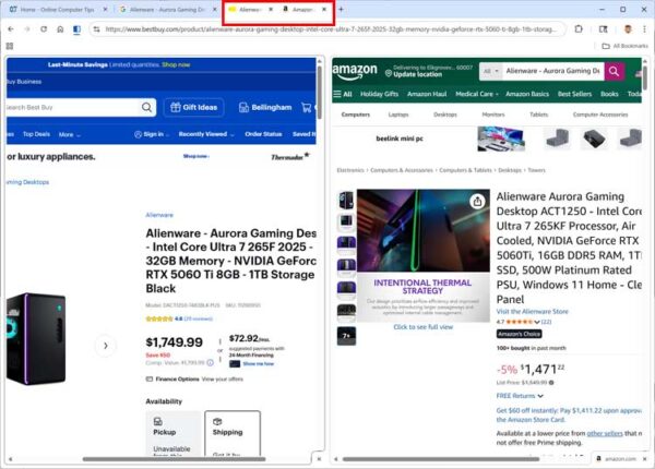 How to Use Google Chrome Split View (Side-by-Side Tabs) - Online ...