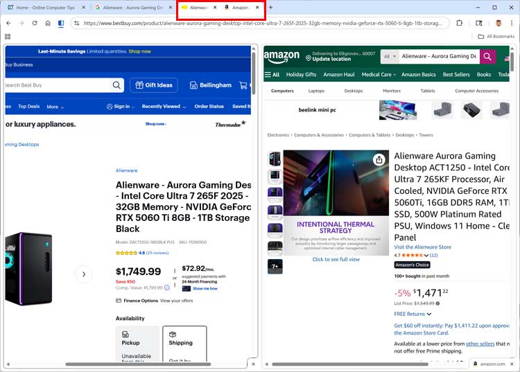 How to Use Google Chrome Split View (Side-by-Side Tabs)