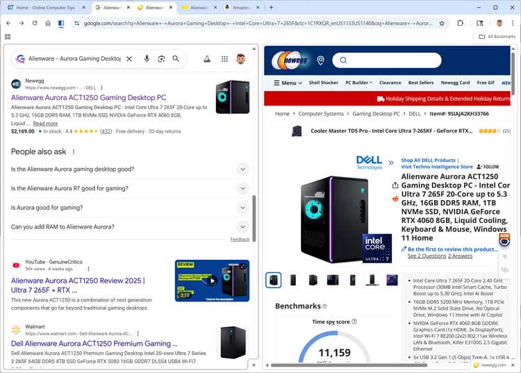 How to Use Google Chrome Split View (Side-by-Side Tabs)