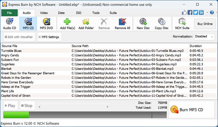 Free CD Burning Software: Burn Music and MP3 CDs Fast