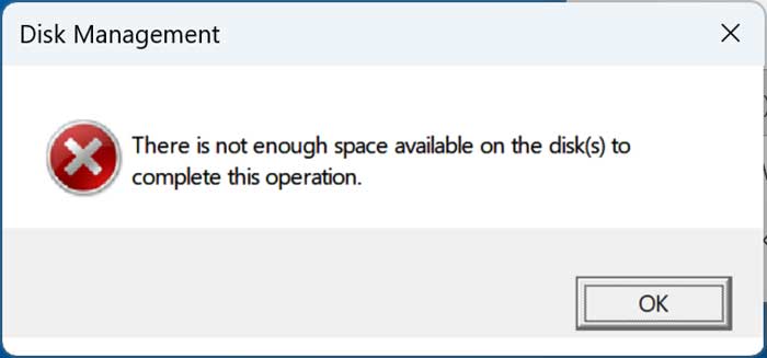 How to Fix “Not Enough Space” Error when Converting a Basic to Dynamic Disk