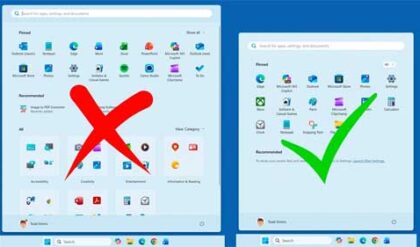 Remove the Windows 11 25H2 Updated Start Menu and Go Back to the 24H2 Classic Start Menu