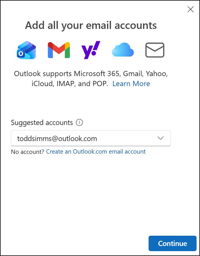 How to Add Email Accounts, Calendars & Contacts to the Outlook for Windows App