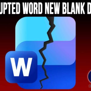 Fix the Word garbled text new document issue