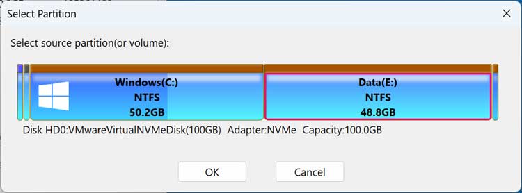 DiskGenius add partition