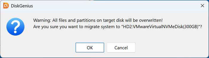 DiskGenius overwrite partition