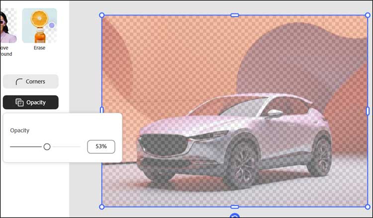Adobe Acrobat free adjust image opacity