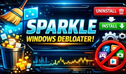Sparkle: The Free App to Clean, Debloat, Tweak and Optimize Windows