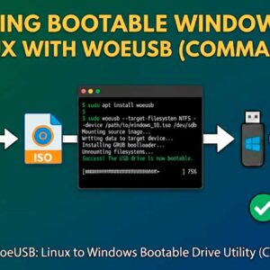 Create a Windows 11 (or Linux) Bootable USB on Linux with WoeUSB