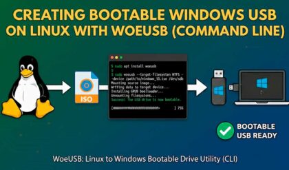 Create a Windows 11 (or Linux) Bootable USB on Linux with WoeUSB