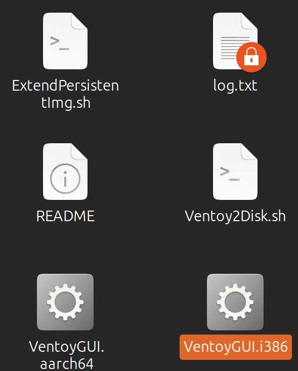VentoyGUI.x86_64 file