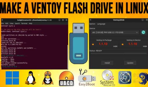 Create and Use a Ventoy Bootable USB in Linux (GUI & CLI)