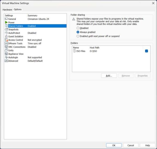 Vm File Share Share Files and Folders Between Your Host and Linux VMs in VMware ...