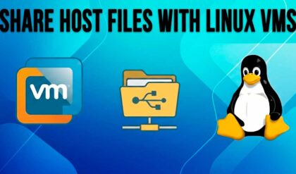 Share Files and Folders Between Your Host and Linux VMs in VMware Workstation