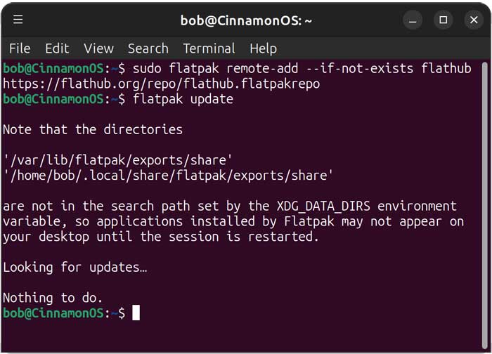 add the Flathub repository