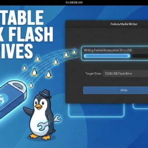 Create Bootable Linux Flash Drives in Linux with Fedora Media Writer