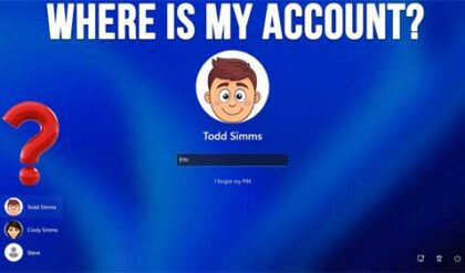 Fix the Missing User Account on the Log in Screen Issue in Windows