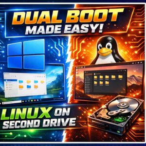 How to Dual Boot Windows and Install Linux on a Secondary Hard Drive