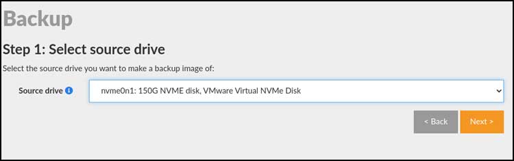 RedoRescue select source drive