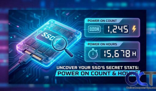 Check SSD Power on Count & Hours Plus Health Stats with CrystalDiskInfo