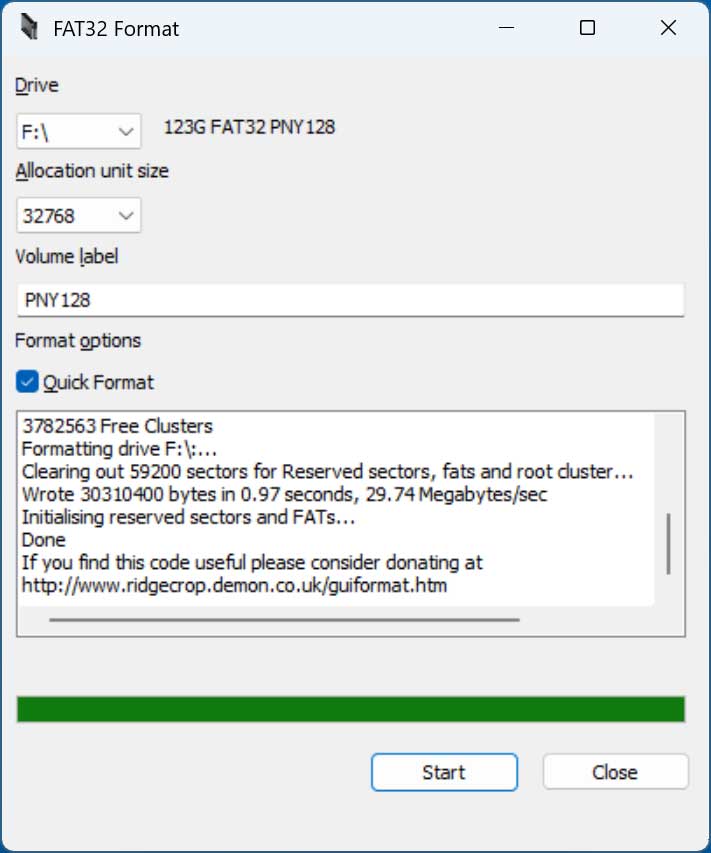 How to Format Large USB Flash Drives as FAT32 in Windows