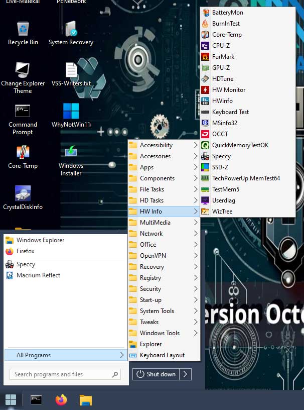 Live USB Malekal tools