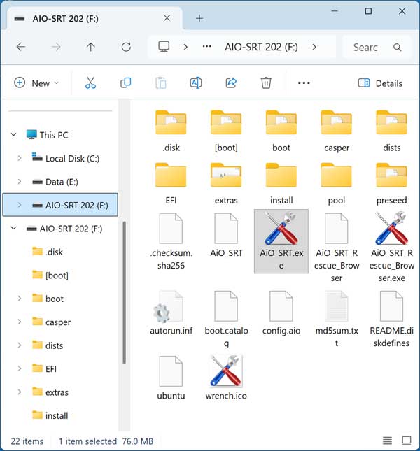 USB files
