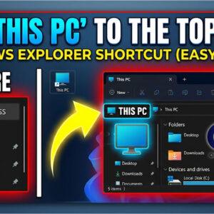 Add This PC to the top of FiIle Explorer